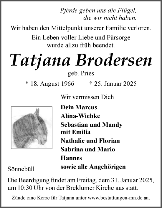 Kondolenzbuch Von Tatjana Brodersen Sh Z Trauer