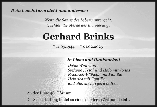 Gedenkkerzen Von Gerhard Brinks Sh Z Trauer