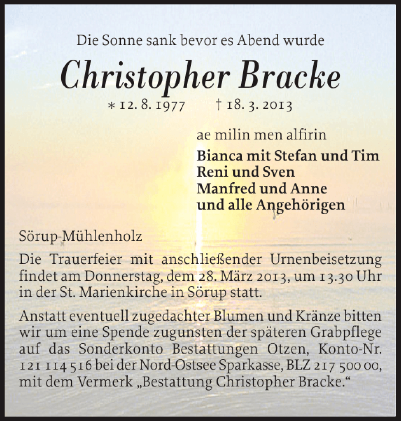  Traueranzeige für Gerd Andresen vom 23.03.2013 aus Flensburger Tageblatt