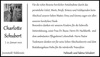 Traueranzeige von Jevenstedt Kühlensitz von Landeszeitung