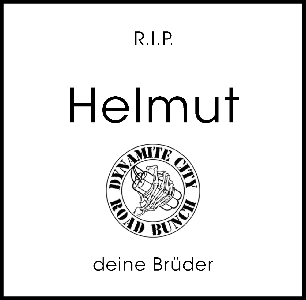  Traueranzeige für Helmut  vom 18.10.2025 aus Wochenend Anzeiger