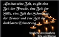 Kerze von Becker Hoheluft  für Claus Engelbrechtsen